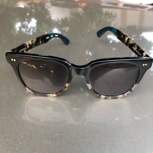 Tom’s Tortoiseshell & Turquoise Sunglasses